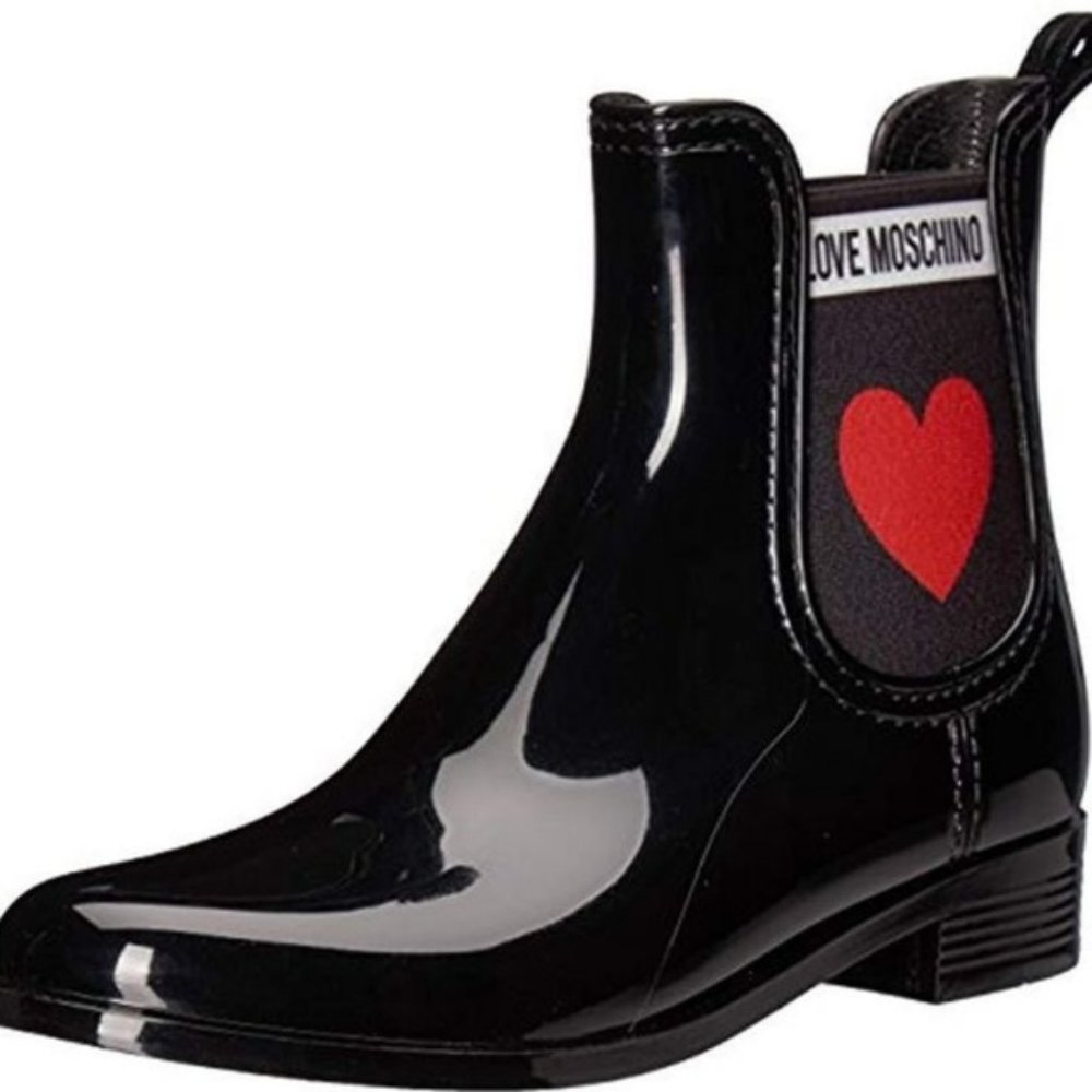 Love Moschino - Rubber Rain Boots - Made in Italy